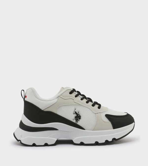 Color Block Low Top Sneakers