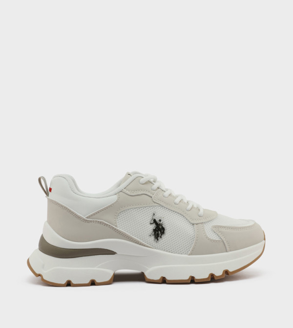 Color Block Low Top Sneakers