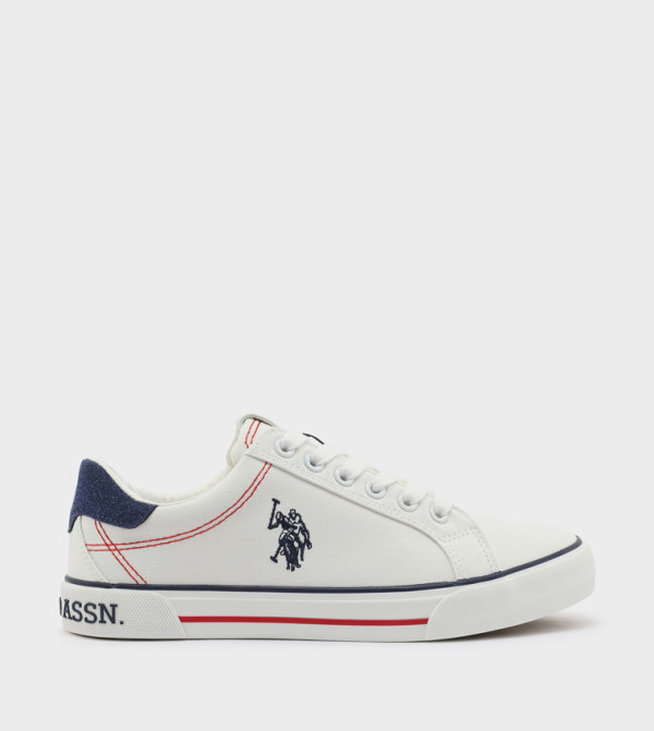 Logo Detail Low Top Sneakers