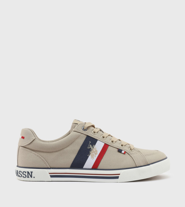 Logo Detail Low Top Sneakers