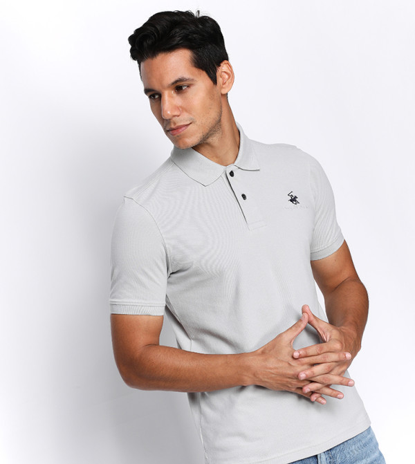 Solid Regular Fit Polo T-Shirt