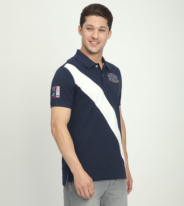 Logo Embroidered Short Sleeves Polo T-Shirt