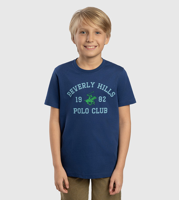 Logo Printed Crew Neck T-Shirt