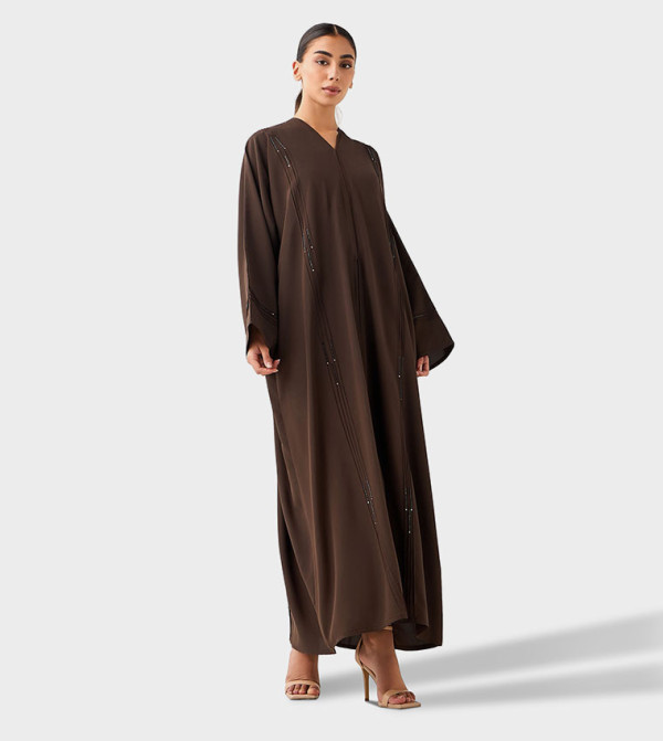 Embellished Long Sleeves Abaya