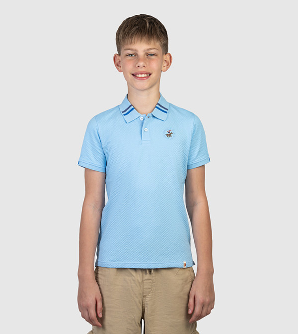 Logo Embroidered Short Sleeves Polo T-Shirt