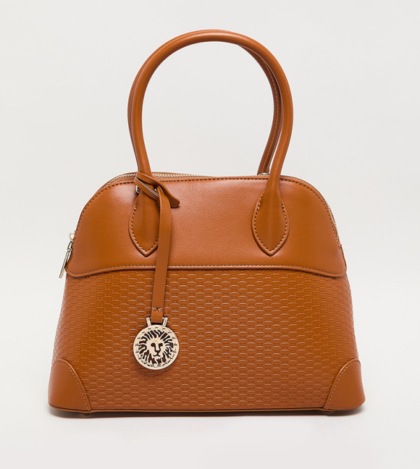 Textured PU Satchel Bag