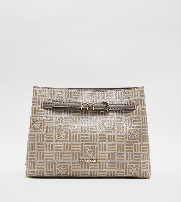 Patterned PU Crossbody Bag