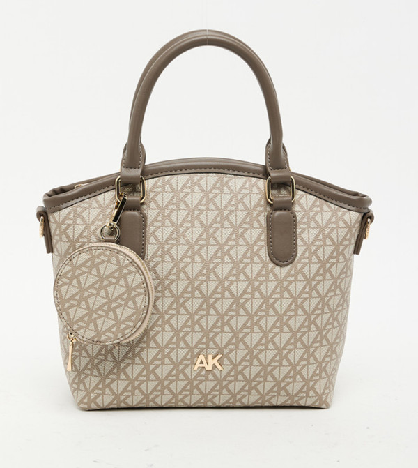 Patterned PU Tote Bag