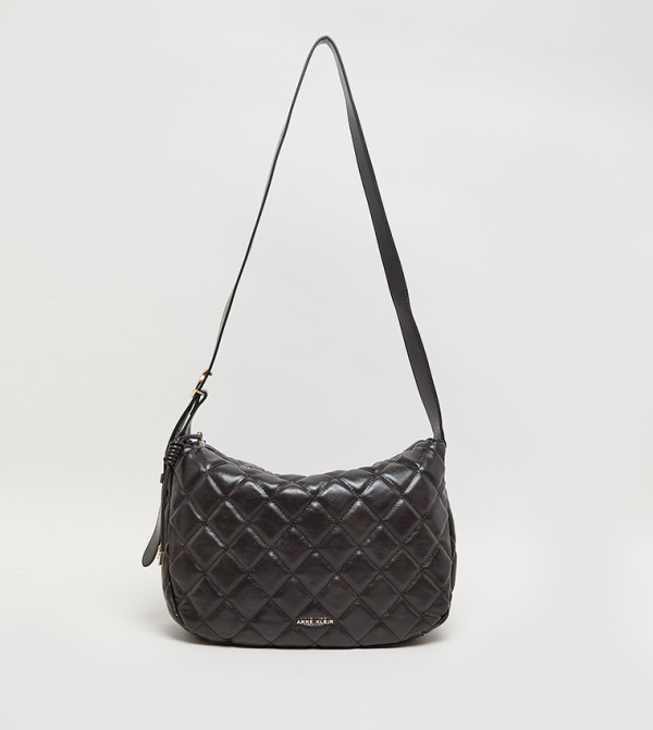 Quilted PU Crossbody Bag