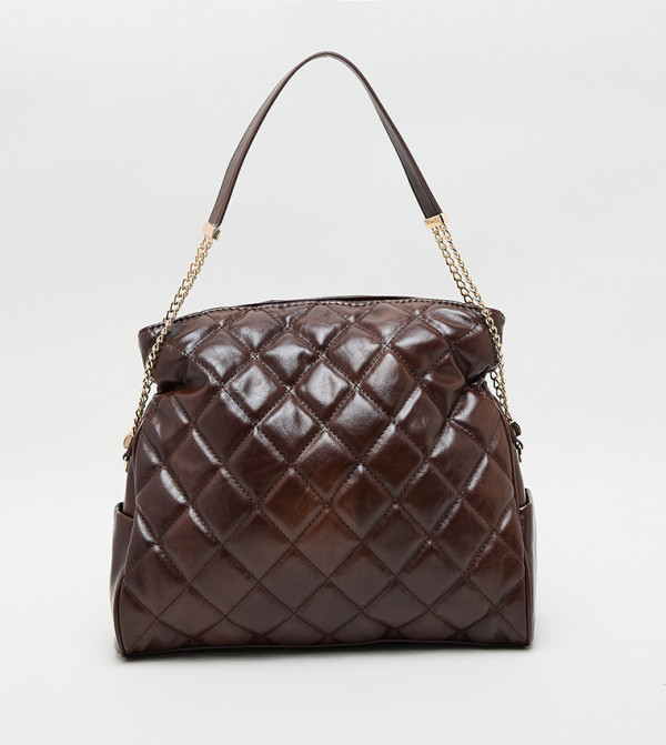 Quilted Chain Strap Tote Bag