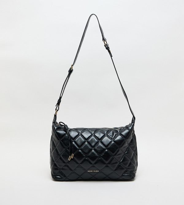 Quilted PU Crossbody Bag