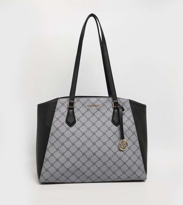 Monogram Patterned Tote Bag