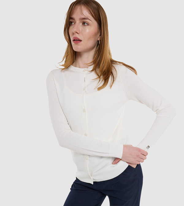 Knitted Long Sleeves Cardigan