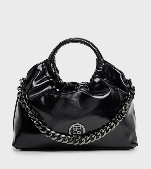 Logo Detail Top Handle Bag