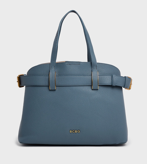 Textured Satchel Bag