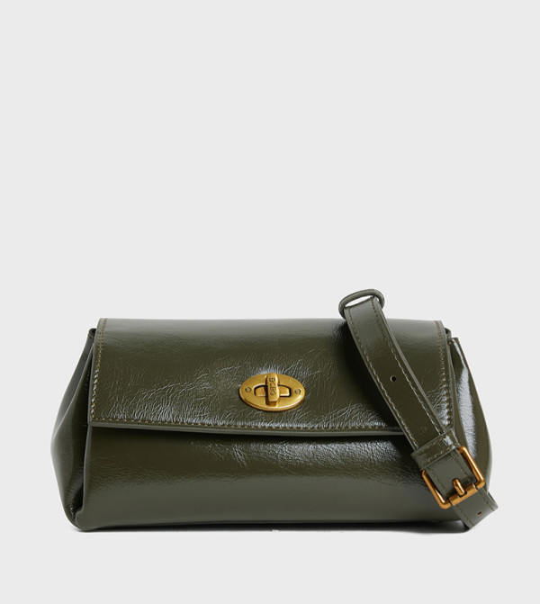 Twist Lock Crossbody Bag