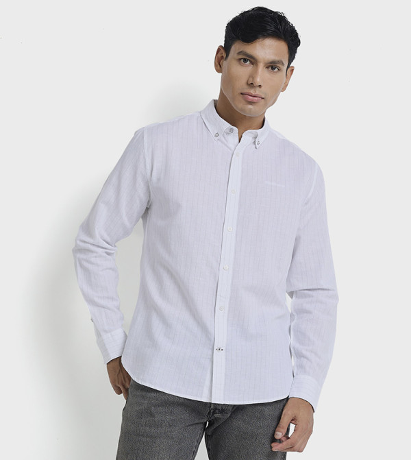 Pinstriped Long Sleeves Shirt