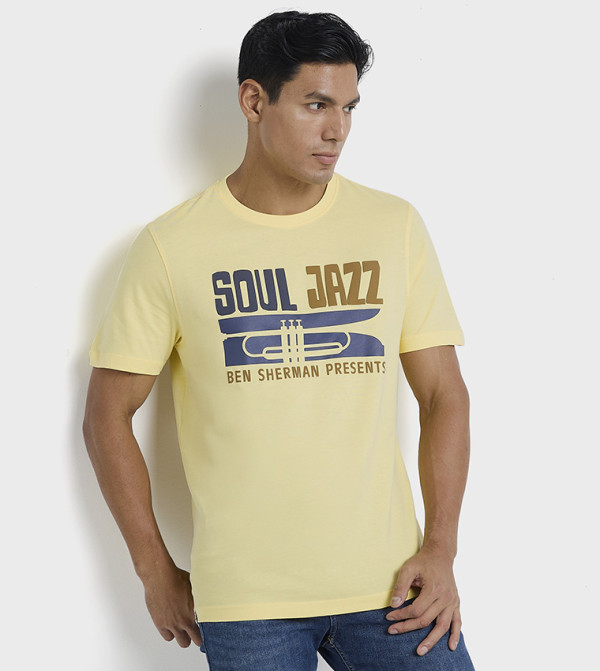 Printed Crew Neck T-Shirt