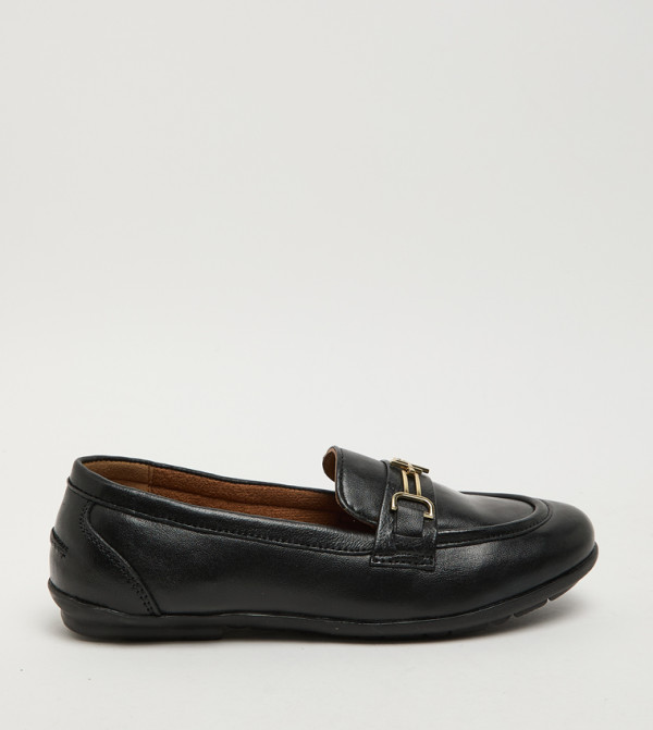 GRACE Metal Accent Loafers