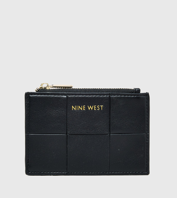 Logo Detail Zip-Closure Wallet