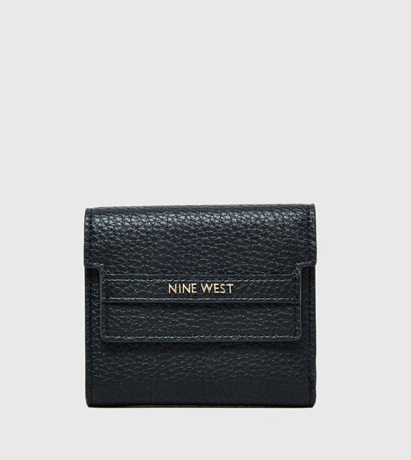 Logo Detail Snap Button Wallet