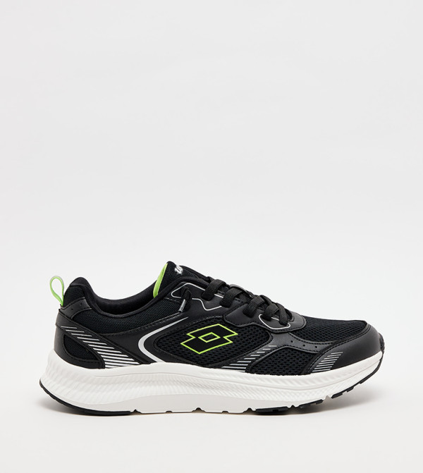 Color Block Lace-Up Running Shoes