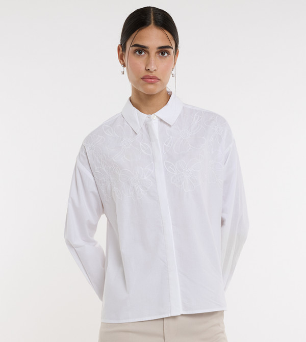 Embroidered Long Sleeves Shirt 