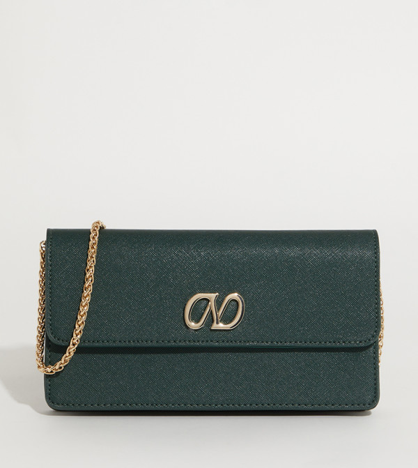 NHB TINTIN Textured Chain Handle Clutch
