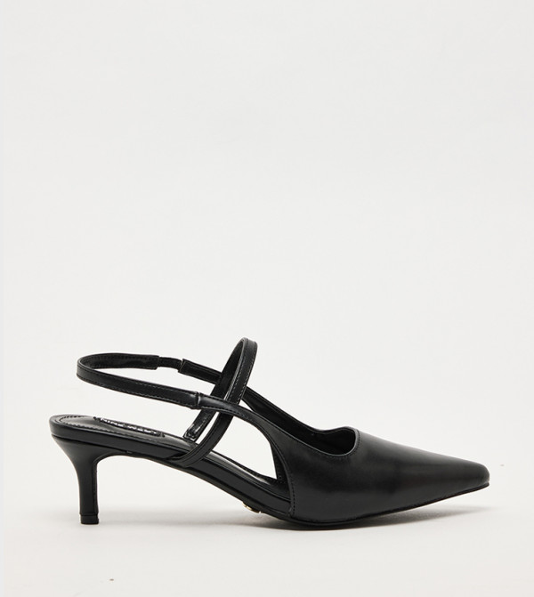 D-LUCY Pointed Toe Slingback Pumps