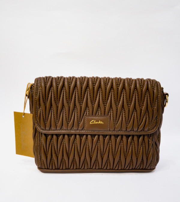 MARSELLE Quilted Flap Crossbody Bag