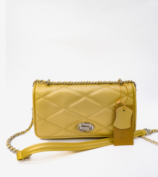 BREMEN Quilted Flap Crossbody Bag