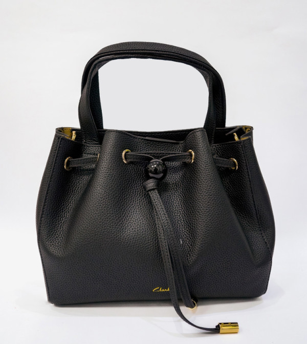 BOLTSS Textured Drawstring Bucket Bag