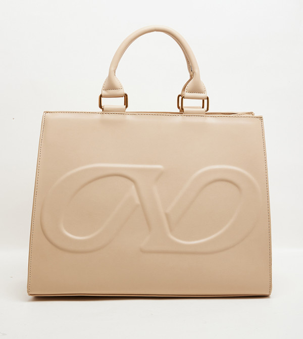 BOHO Logo Detail Tote Bag