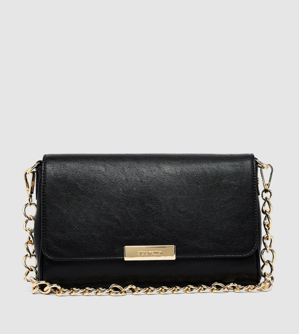 Textured Flap Crossbody Bag