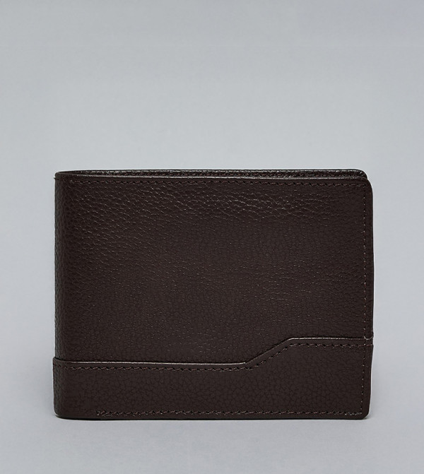 Textured Bi-Fold Wallet