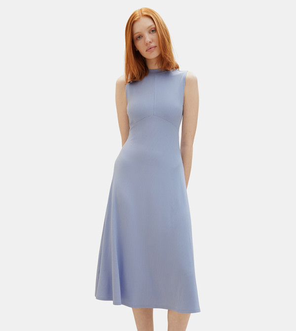 Cut-Out Back A-Line Dress