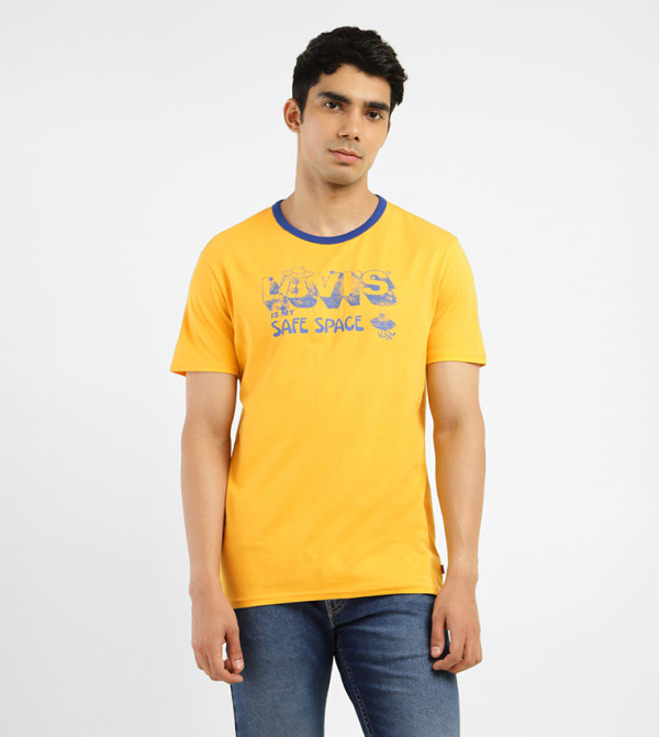 Logo Printed Crew Neck T-Shirt