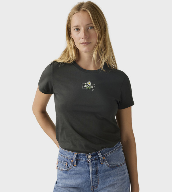 Logo Embroidered Short Sleeves T-Shirt