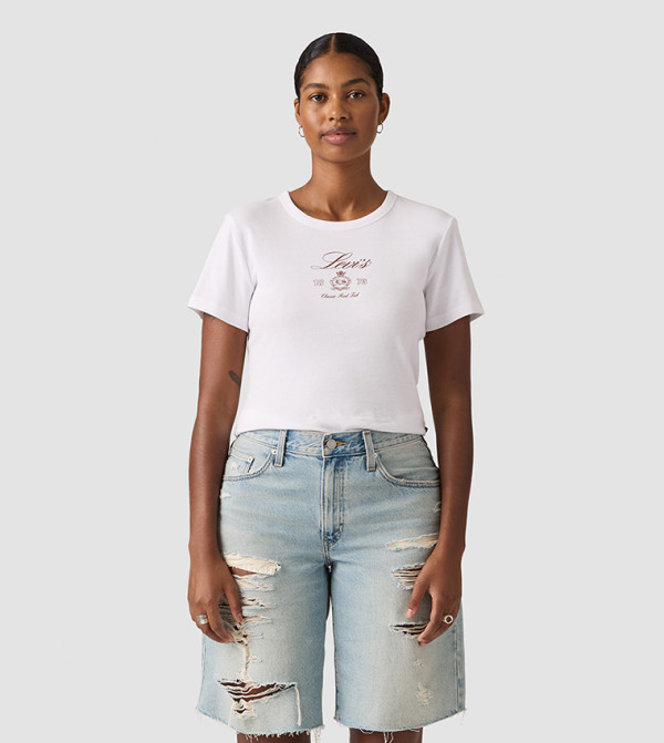 RICKIE Printed Crew Neck T-Shirt