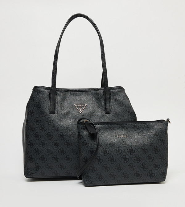 VICTTORIA 2-in-1 Logo Patterned Shoulder Bag Set