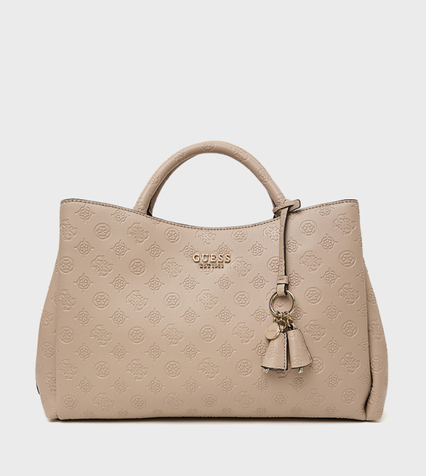 PHOEBE GIRLFRIEND Logo Debossed Handheld Bag