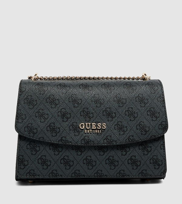 CALISTA Monogram Patterned Convertible Crossbody Bag