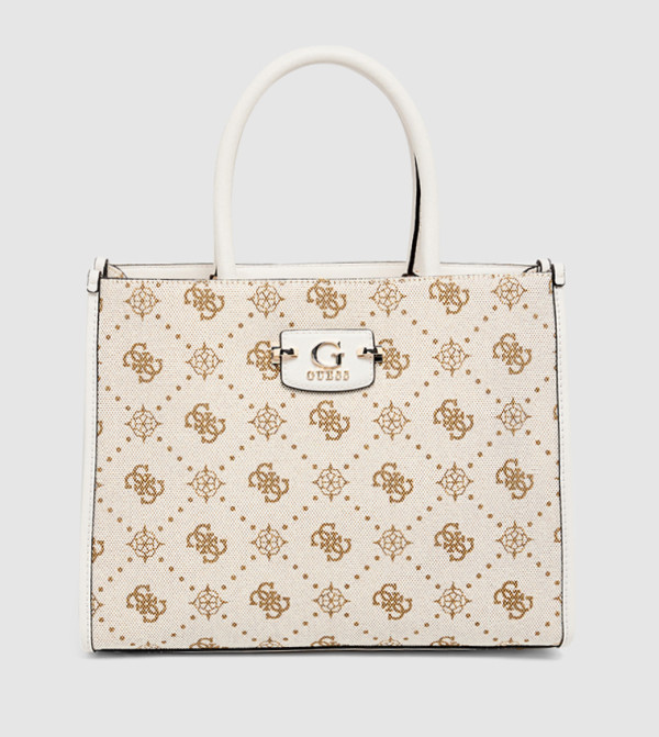 NEDA Monogram Patterned Tote Bag