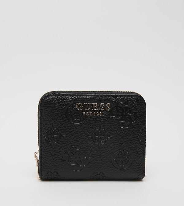 CRESIDIA II Logo Debossed Small Wallet