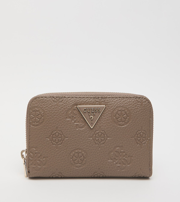 CRESIDIA II Logo Debossed Medium Wallet