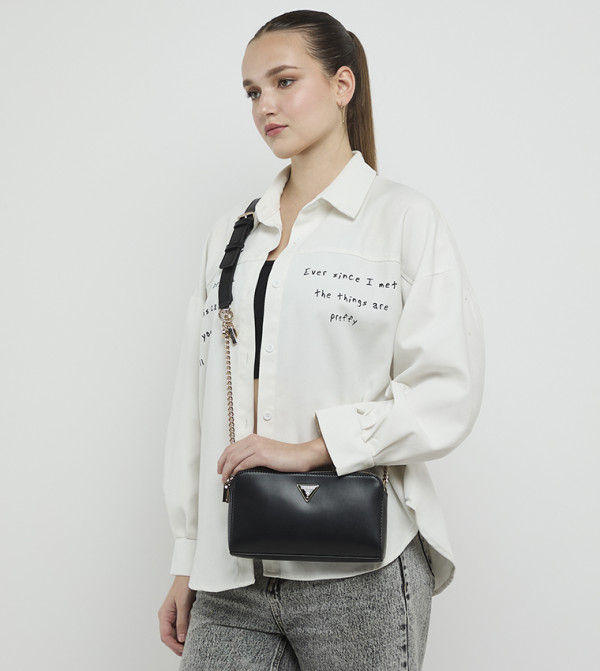 DARYNA II STATUS Logo Detail Crossbody Bag