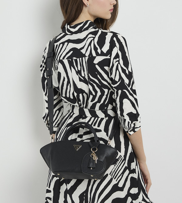 BOLENA Logo Detail Trapeze Bag