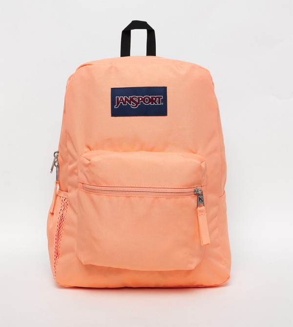 Label Detail Front Pocket Backpack