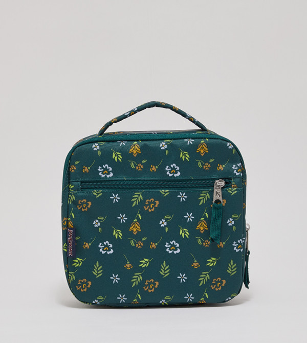 Lunch Break Embroidered Floral School Backpack