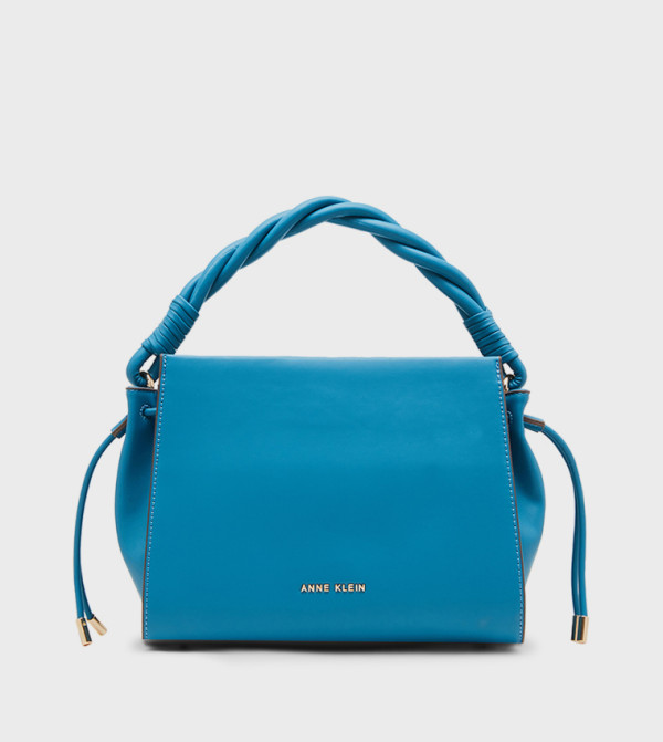 Logo Detail Twisted Strap Handheld Bag